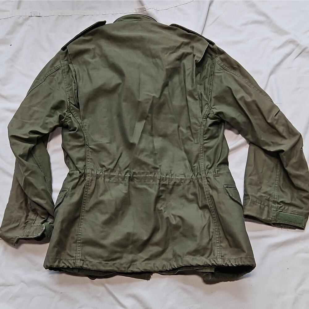Vintage U.S. Air Force Green Cold Weather Field Jacket Hood Liner S Reg - Picture 9 of 9